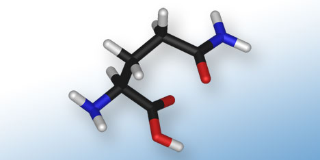 L-glutamine-3D-sticks